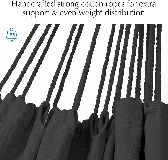 PNAEUT Hammock Chair Hanging Rope Swing - Image 3
