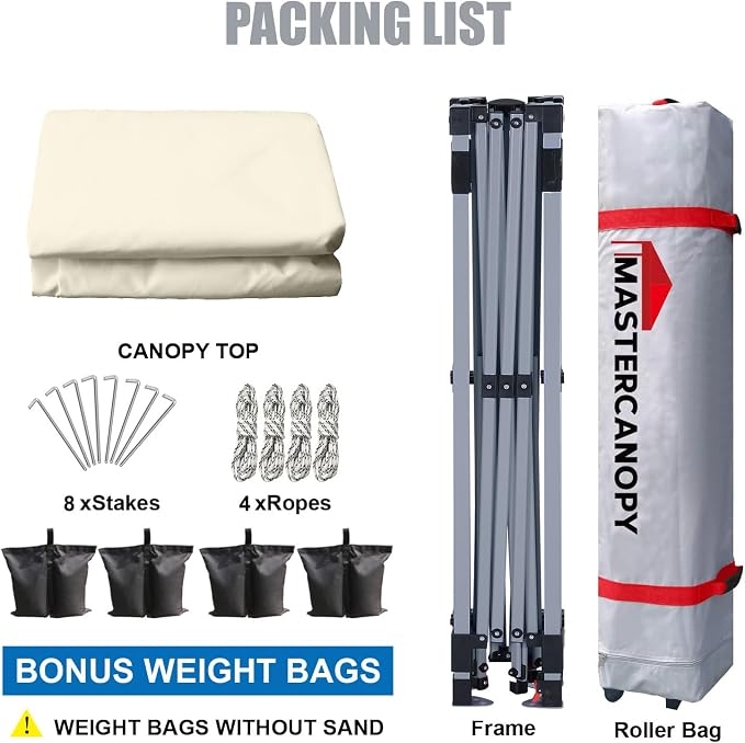 MASTERCANOPY Durable Pop-up Canopy Tent - Image 5