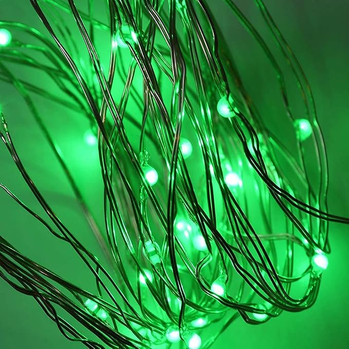 2 Pack Solar Powered Fairy String Lights Outdoor Waterproof 8 Modes Twinkle - Image 3
