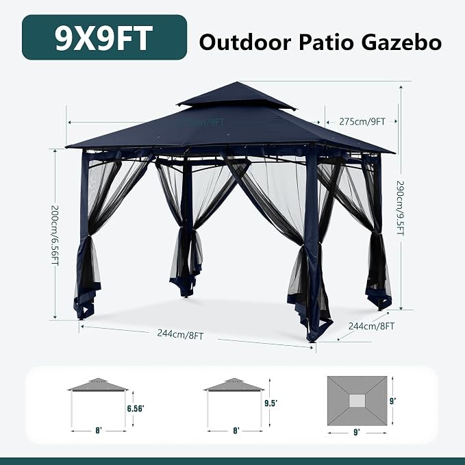 MASTERCANOPY Outdoor Garden Gazebo - Image 2