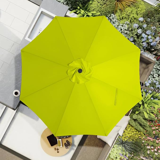 MASTERCANOPY Patio Umbrella 9 ft Replacement Canopy - Image 6