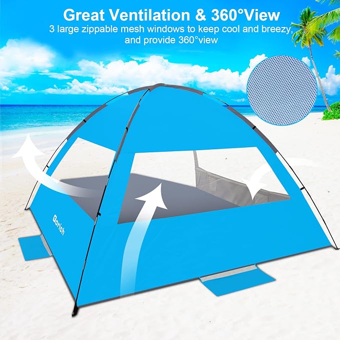 Gorich Beach Tent Sun Shelter for 3/4-5/6-7/8-10 Person - Image 4