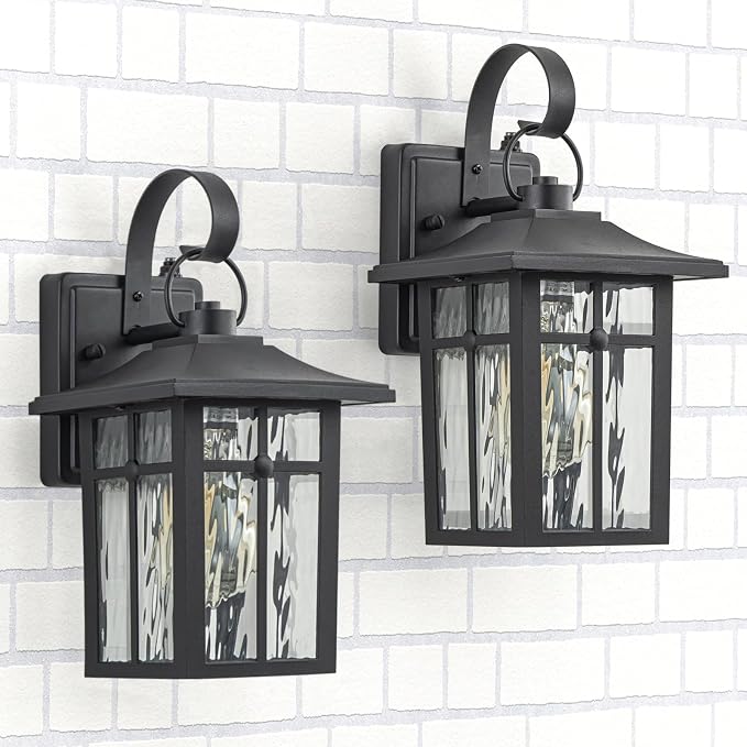 2 Pack Dusk to Dawn Outdoor Wall Lights, Aluminum Exterior Light Fixtures Wall - Image 7