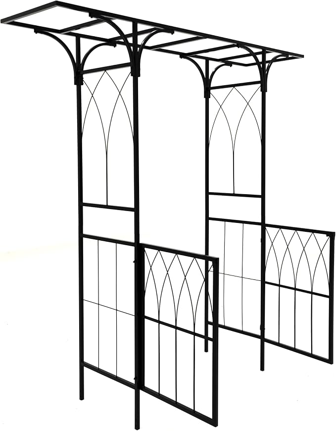 Heavy-Duty Metal Garden Arch by MOOFAR