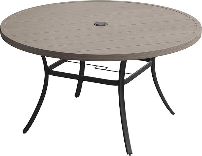 VICLLAX 50" Outdoor Round Patio Table by HOME