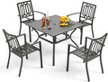 PHI VILLA 5 Pieces Outdoor Dining Set by PHIVILLAThepioneerofcomfortablehouseholdsupplies
