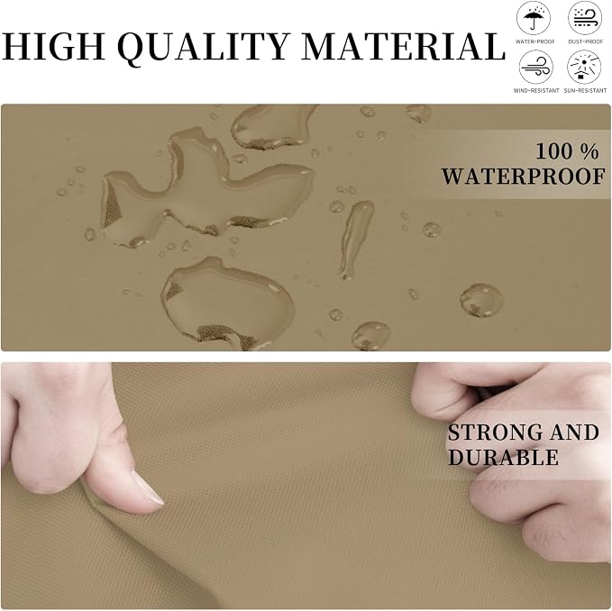 Easy-Going Patio L-Shaped Sectional Sofa Cover - Image 4