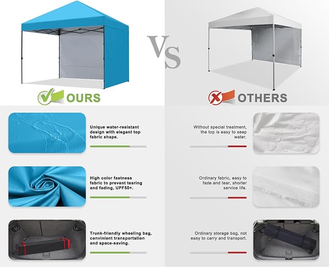 COOSHADE Pop Up Canopy Tent 8x8 - Image 8