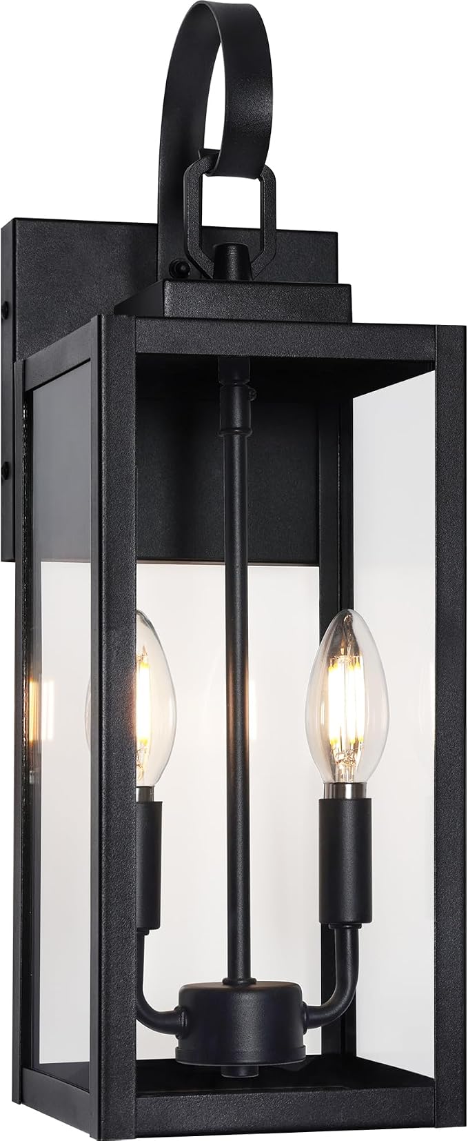 BesLowe 18" Outdoor Wall Light Fixture, 2-Light Large Exterior Lighting Fixture by BringYouBrightFuture