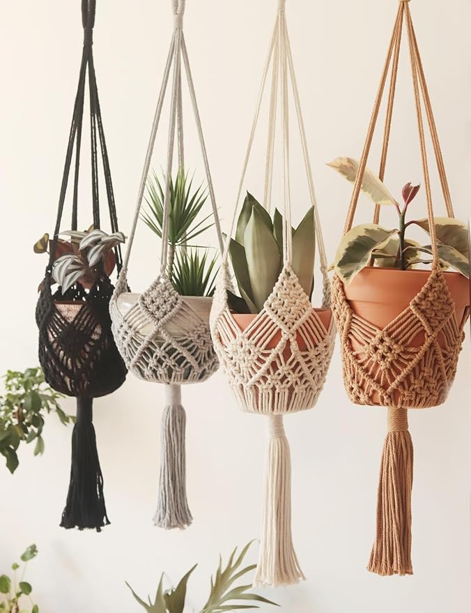 Hanging Planter with Patterns by XINBOR