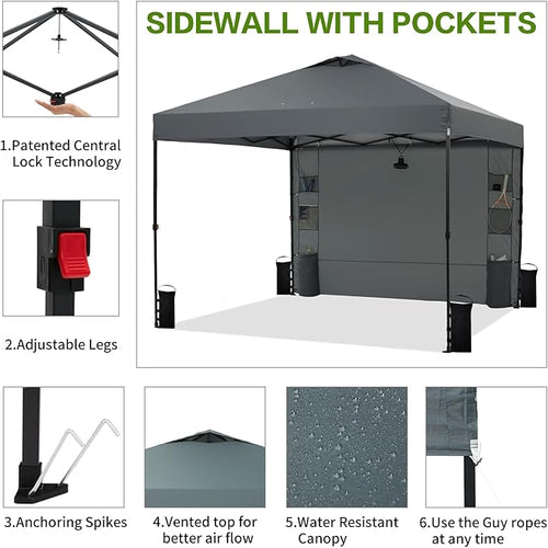 10'x10' Pop Up Canopy Tent - Image 2