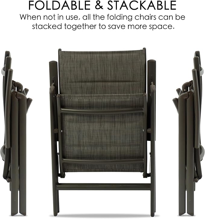 Kozyard Coolmen 2-Pack Outdoor Patio Dining Chair Set - Image 6
