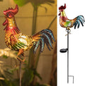 Tryme Rooster Solar Lights Outdoor Decorative Garden Statue Gifts by Tryme