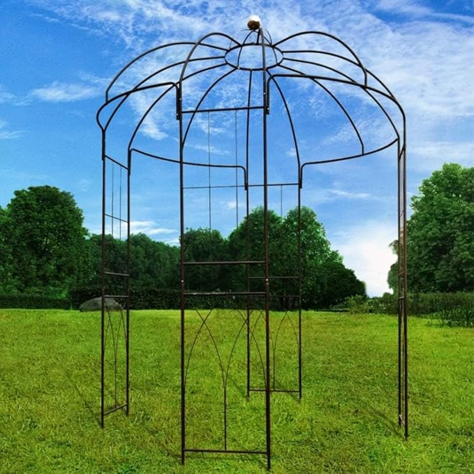 OUTOUR French Style Birdcage Shape Heavy Duty Gazebo, Pergola Pavilion Arch - Image 3