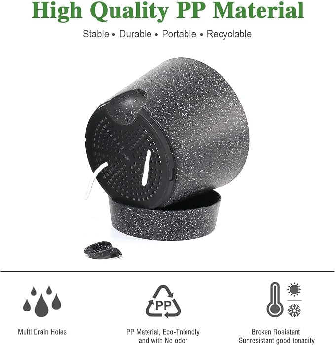 Self Watering Pots for Indoor Plants, 12 inch Planters - Image 8