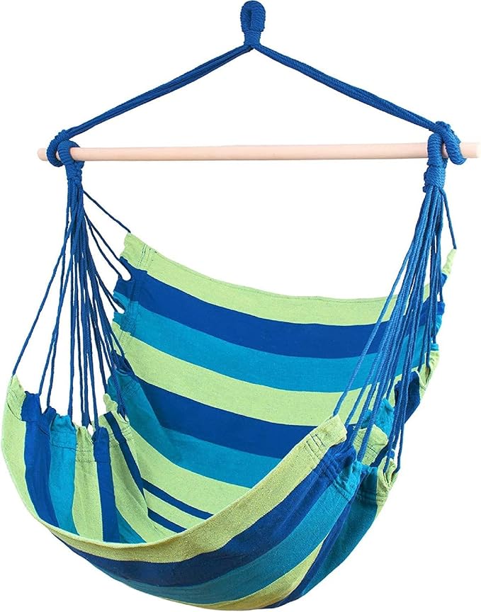 Hammock Chair Hanging Rope Swing, Topind Hanging Chair - Image 4