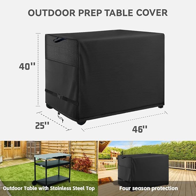 Outdoor Prep Table Cover- Heavy Duty Waterproof Cover - Image 2