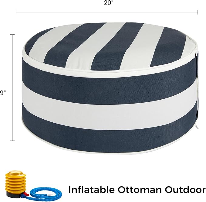 Inflatable Outdoor Ottoman - Image 2