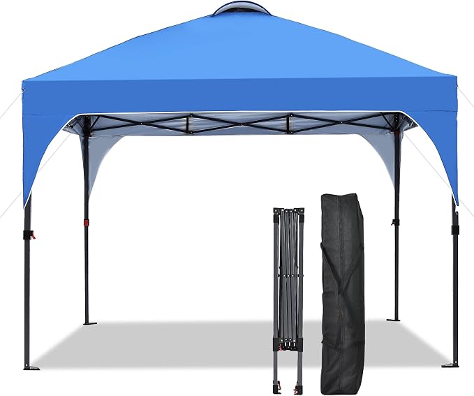 GDY 8x8 Pop Up Canopy Tent, Easy-Setup Gazebo, Outdoor Canopy by GDY