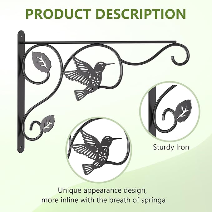 2 Pack Heavy Duty Plant Hooks for Hanging - Image 5