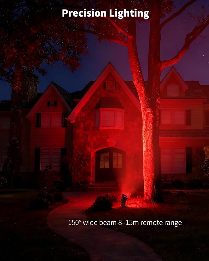 Ofuray Solar Spot Lights Outdoor, RGB Color Changing - Image 8