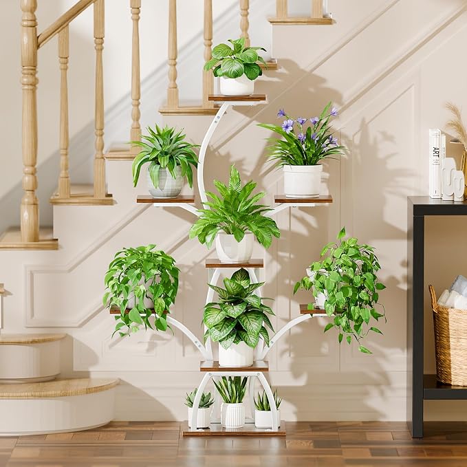 Plant Stand Indoor with Grow Lights, 6 Tiered Plant Shelf Indoor, Lighted - Image 8