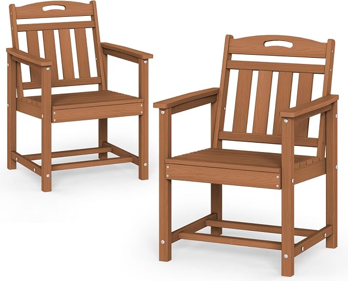 Set of 2 Weatherproof Patio Chairs by Suunyn