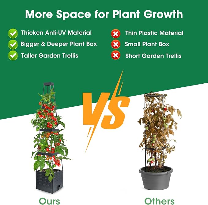 MQFORU 4Pack Raised Garden Bed Planter Boxes - Image 5