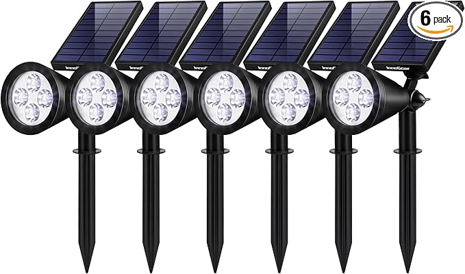 InnoGear Solar Lights Outdoor Lighting Waterproof Landscape Spotlights by InnoGear