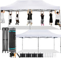 COBIZI 10x20 Pop Up Canopy Without Sidewall, Heavy Duty Canopy UPF 50+ All by COBIZI
