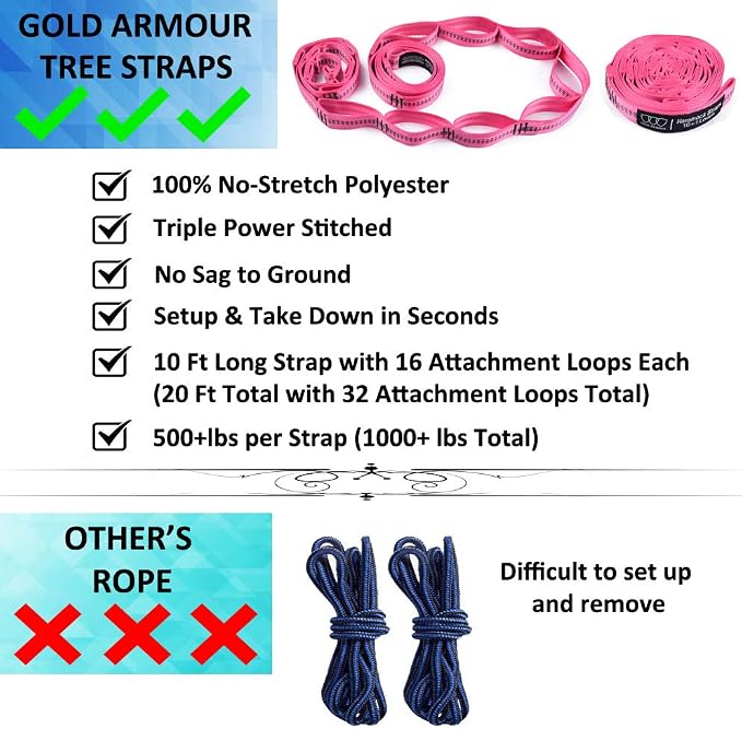 Gold Armour Camping Hammock - Image 4
