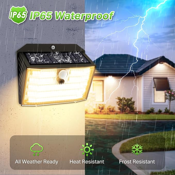 Solar Motion Lights Outdoor, Ultra Bright Solar Fence Lights - Image 6