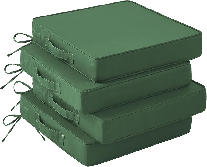 Patio Chair Cushions, Waterproof Outdoor Cushions by IASEAHK