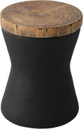 SUNBURY Outdoor Accent Table, Concrete Garden Stool End Table, Morden Concrete by SUNBURY