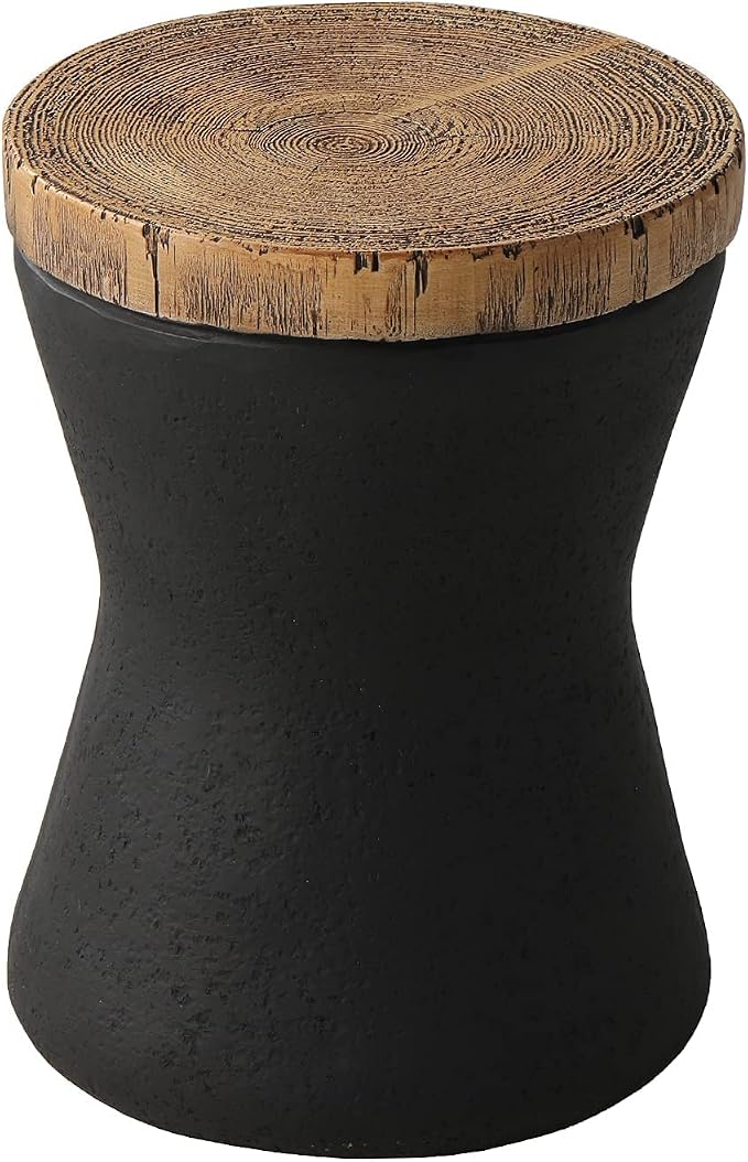 SUNBURY Outdoor Accent Table, Concrete Garden Stool End Table, Morden Concrete by SUNBURY