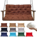 Swing Replacement Cushions for Outdoor: 2-3 Seater Waterproof Porch Bench by QLWYKJP