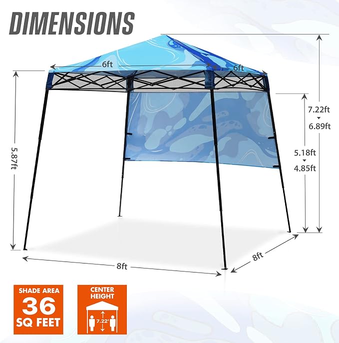 EAGLE PEAK 8x8 Pop Up Canopy Tent - Image 3