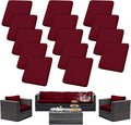 Outdoor Cushion Covers Set, Replacement by SUKAIKEQA