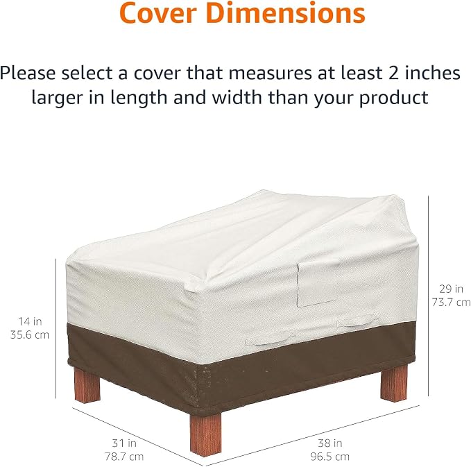 Amazon Basics Patio Chair Lounge Deep Seat, Outdoor Lawn and Patio Furniture - Image 7