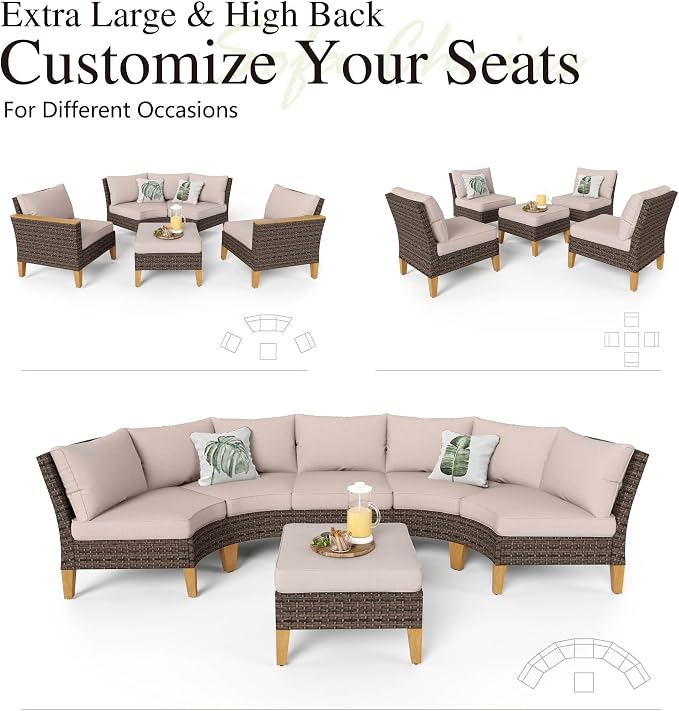 Sophia & William Patio Furniture Set - Image 7