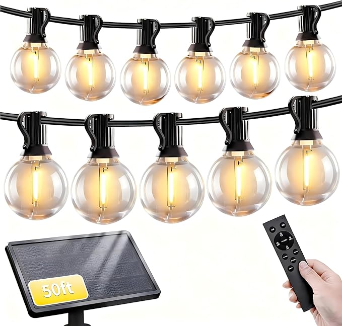 Solar String Lights Outdoor by SanbenLighting