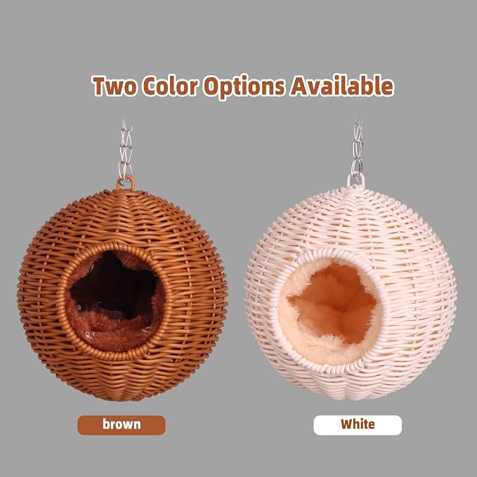 Small Animal Hammock, PP Rattan Hiding Place - Image 6