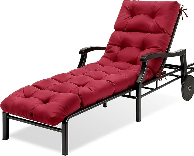 MTMR Chaise Lounge Cushion Outdoor, Non-Slip Chair Cushion by Unknown