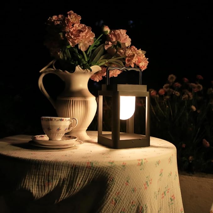 Outdoor Solar Table Lamp, Collasis 10 RGB Color Changing Lights, Portable - Image 9