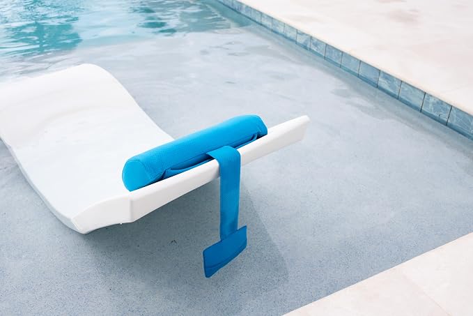 Headrest pillow for patio chaise lounge, in pool lounger on ledge - Image 8