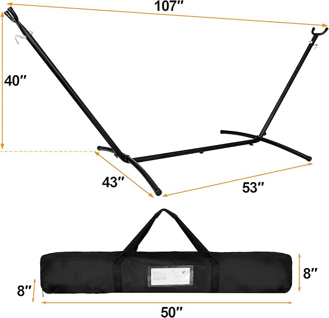 SUPER DEAL Portable 2 Person Hammock - Image 6