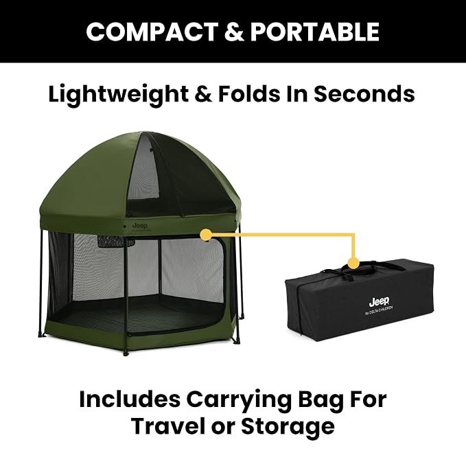 Jeep Hexagon Pop Up Play Yard - Image 5