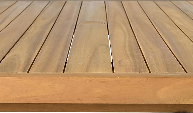 Christopher Knight Home Barron 5-Piece Acacia Wood Patio Bar Set, Patio Bar - Image 13
