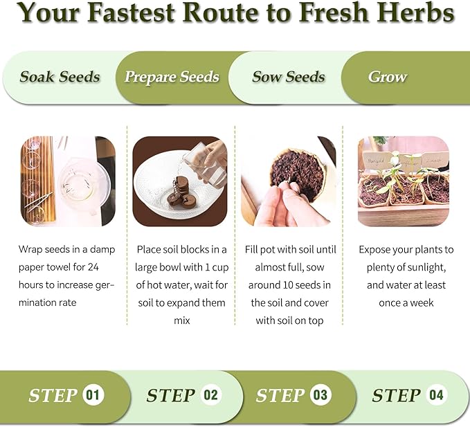 5 Herb Garden Planter Indoor - Image 7