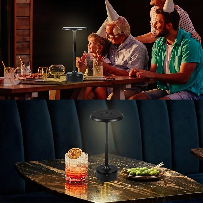 5200mAh Rechargeable Cordless LED Table Lamps Touch Sensor Light, 3-Levels - Image 5